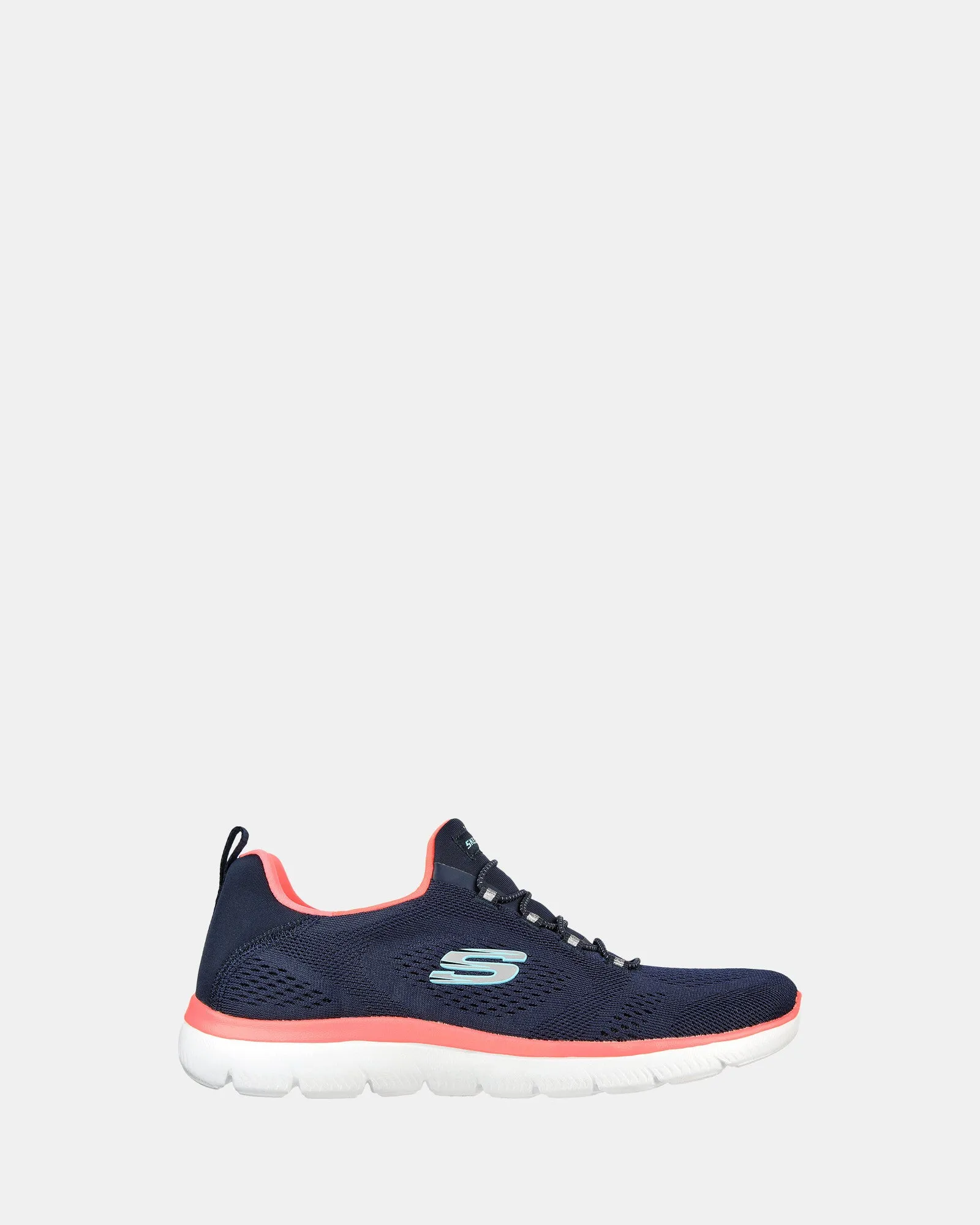 Summits-Perfect Views Navy/Neon Pink