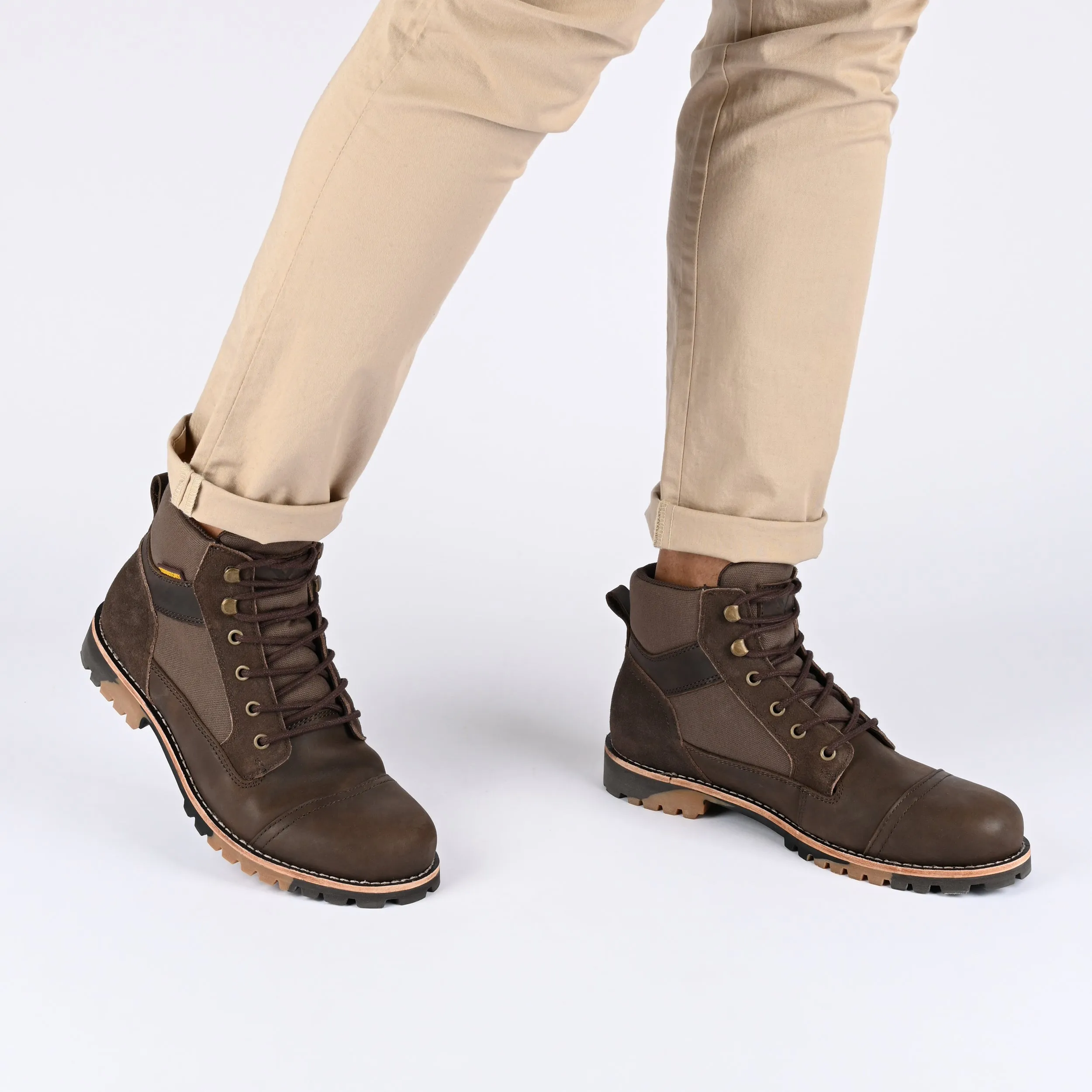 Territory Brute Water Resistant Cap Toe Lace-up Boot