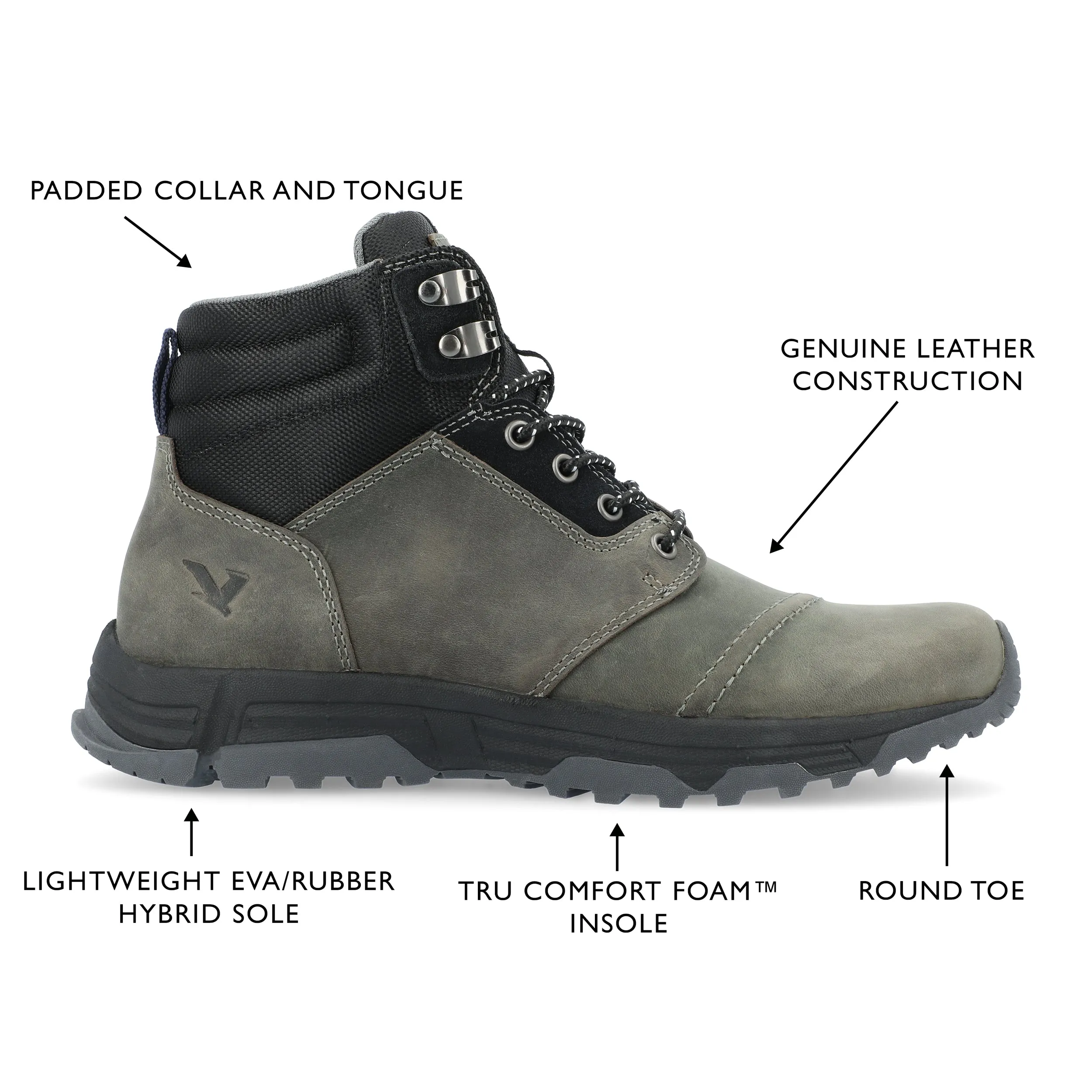Territory Everglades Water Resistant Lace-Up Boot