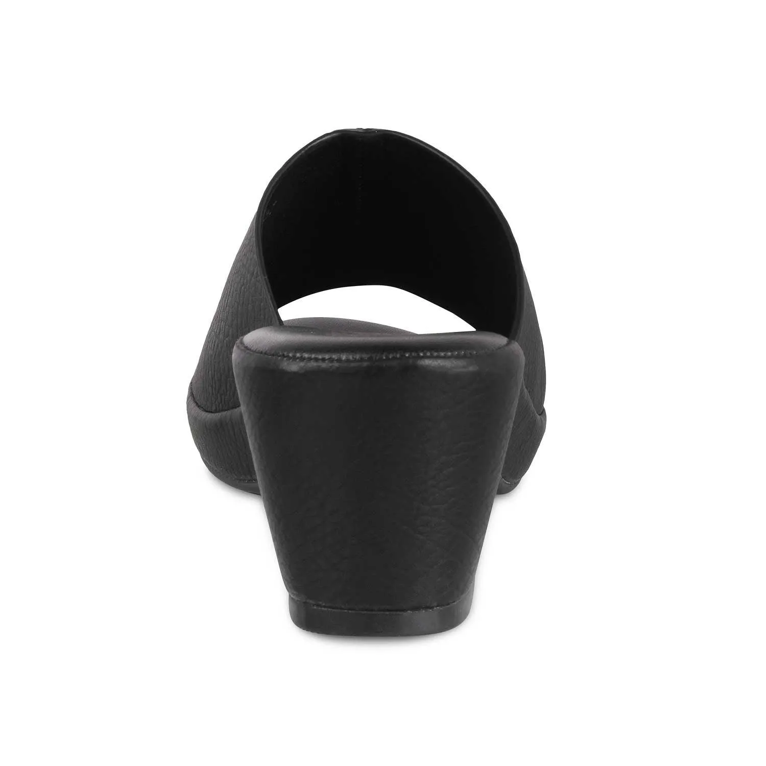 The Brixy Black Women's Casual Block Heel Sandals Tresmode