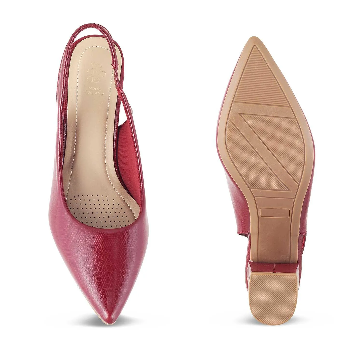 The Edmonton Wine Women's Dress Slingback Pumps Tresmode