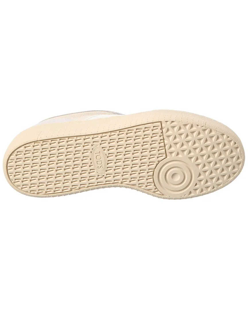 TOD’s Cassette Canvas & Leather Platform Sneaker