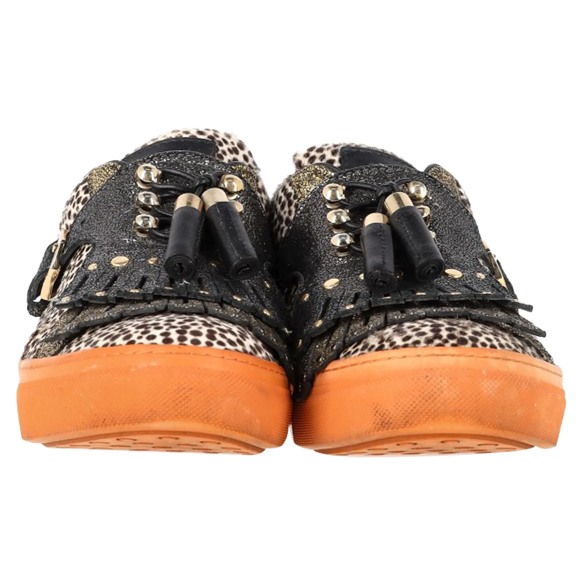 Tod's Fringed Sneakers in Multicolor Leather