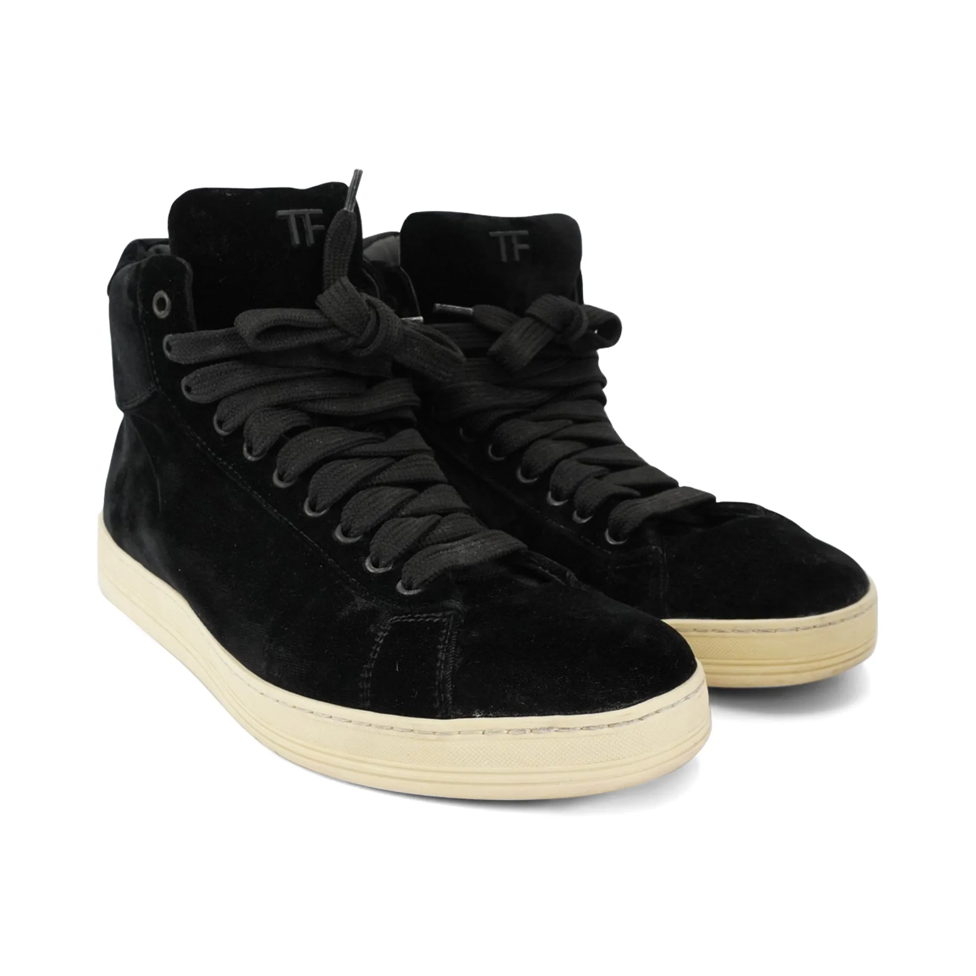 Tom Ford 'Russel' Velvet Sneakers - Men's 7
