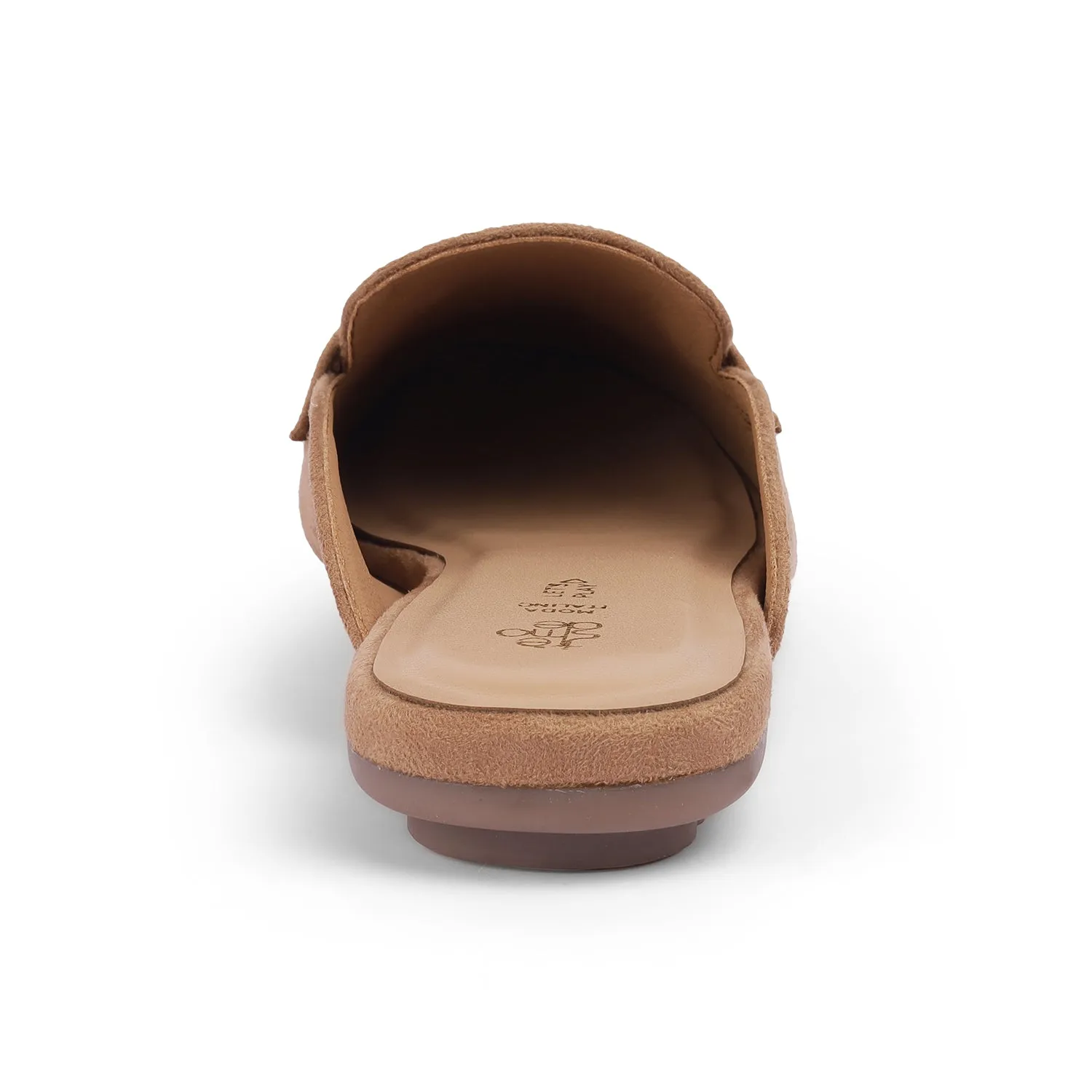 Tresmode Aflip Beige Women's Dress Mules