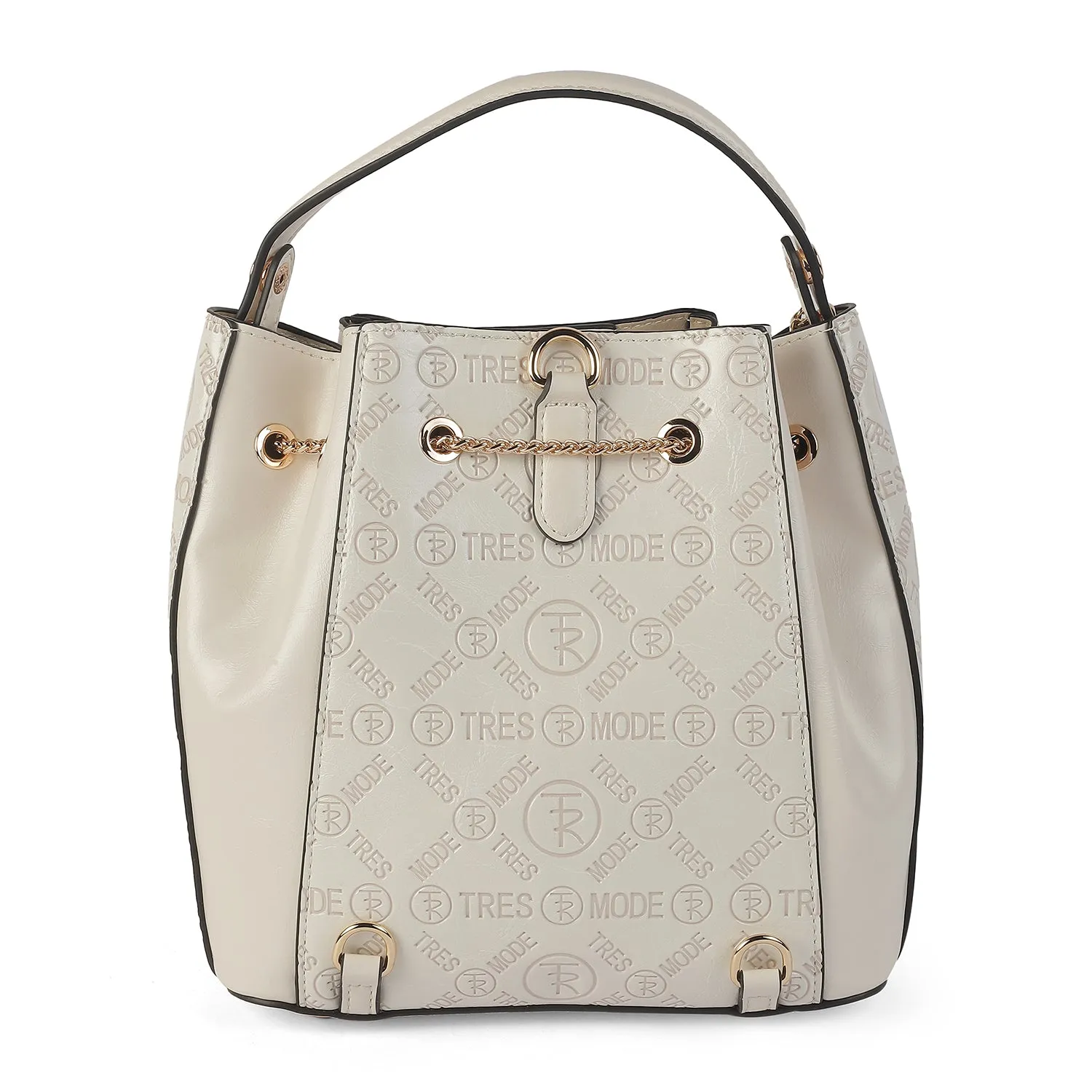Tresmode Bucket Beige Women's Handbag
