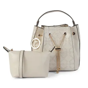 Tresmode Bucket Beige Women's Handbag