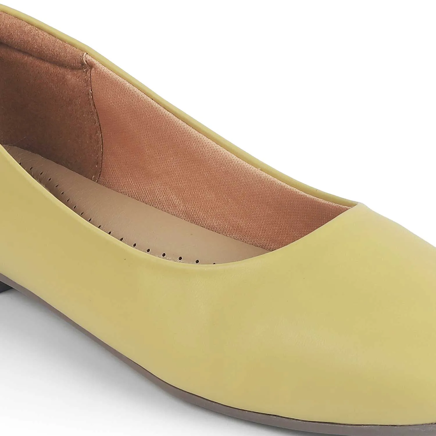 Tresmode Kiesta Yellow Women's Casual Ballerinas
