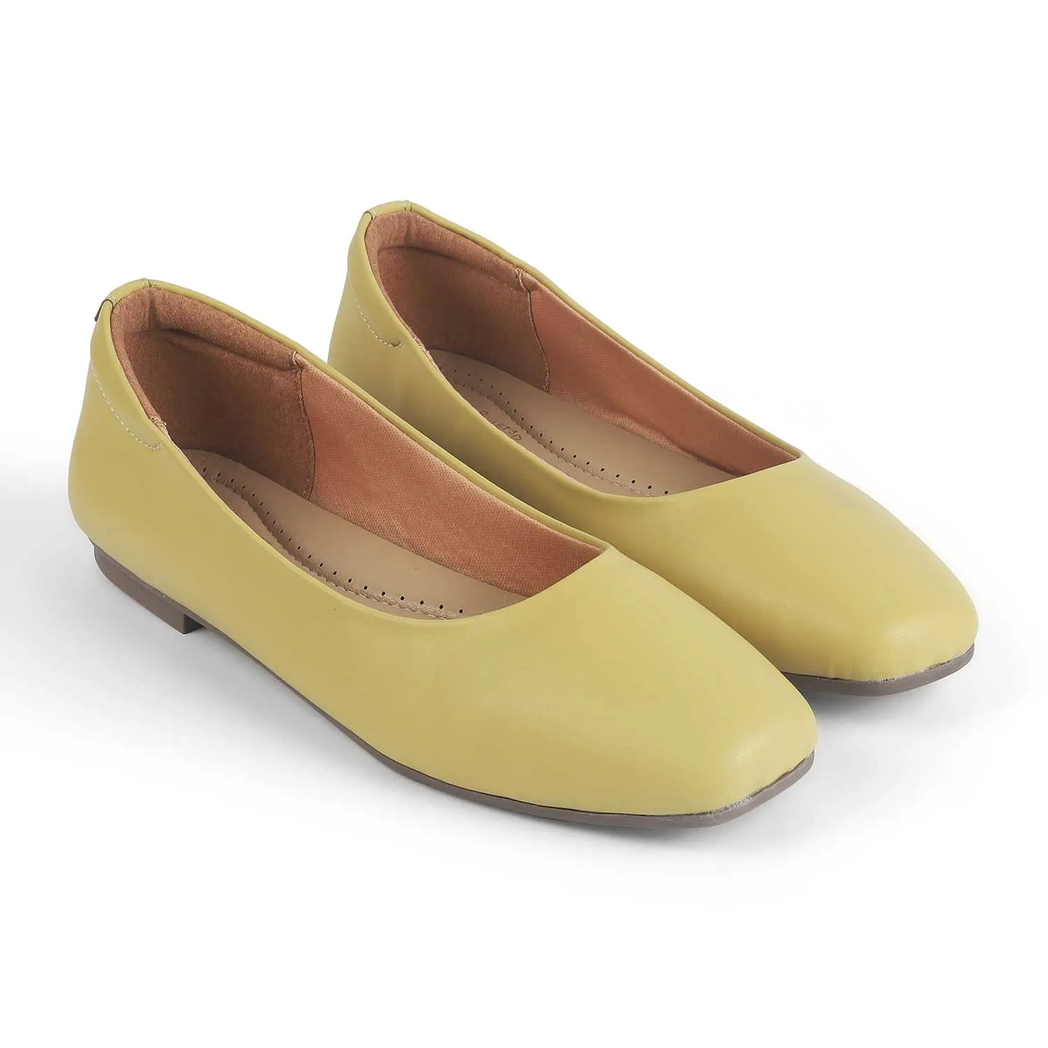 Tresmode Kiesta Yellow Women's Casual Ballerinas