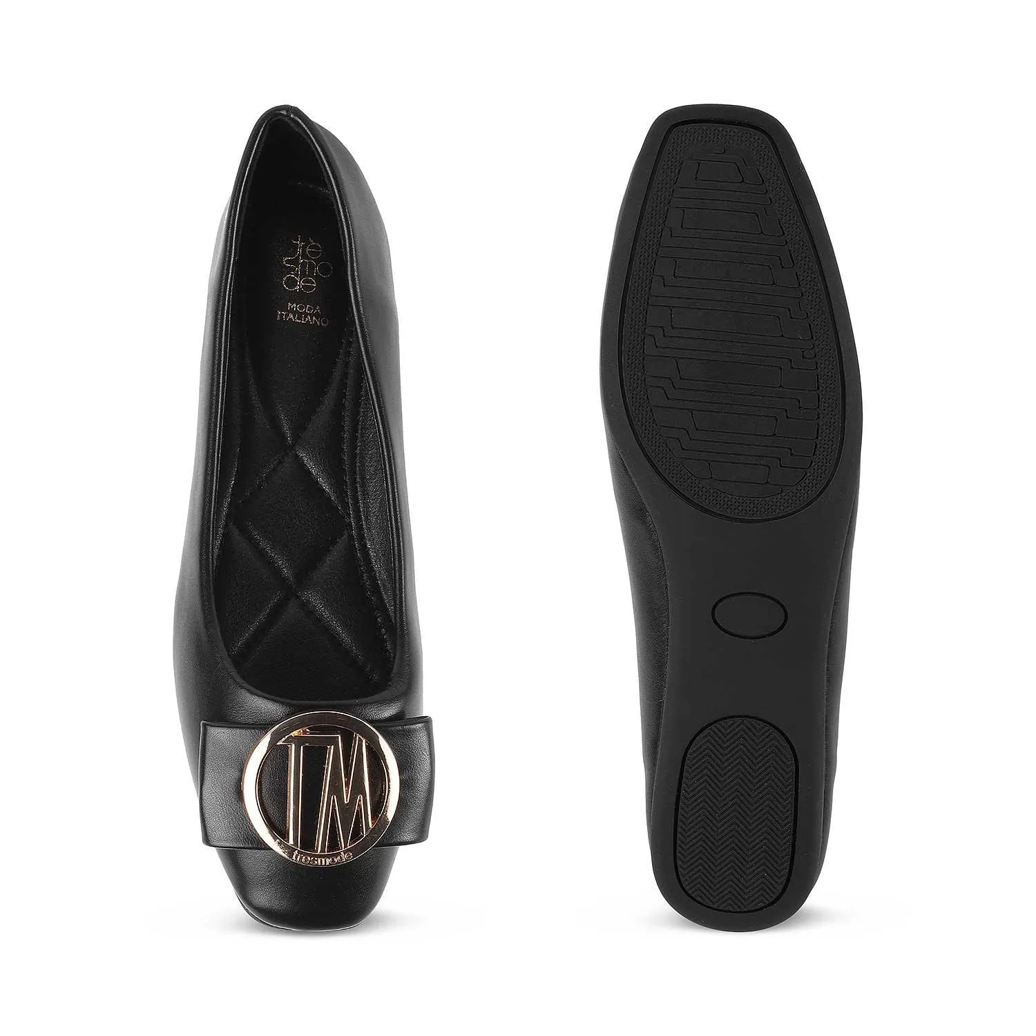 Tresmode Trego Black Women's Dress Ballerinas