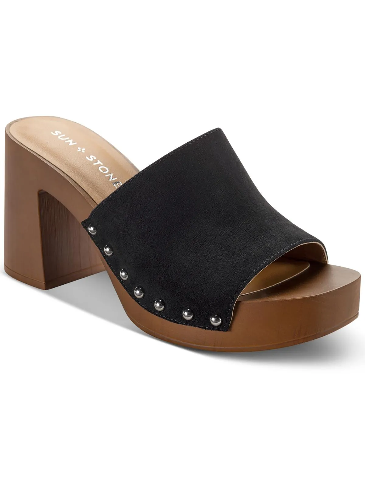 TWIGGYY Womens Open toe Retro Block Heel