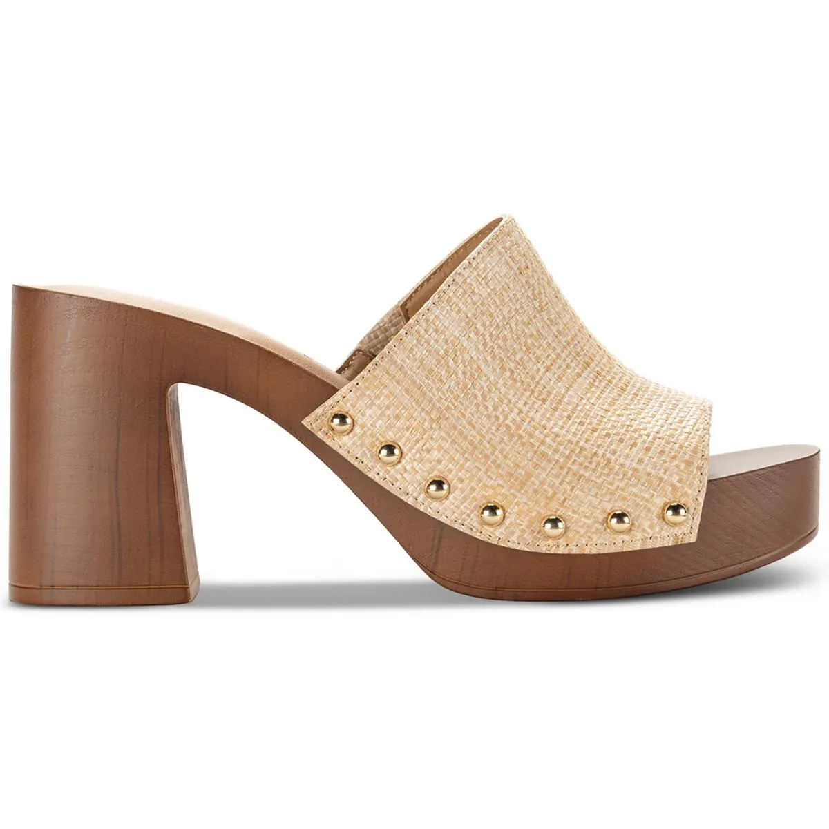 TWIGGYY Womens Open toe Retro Block Heel