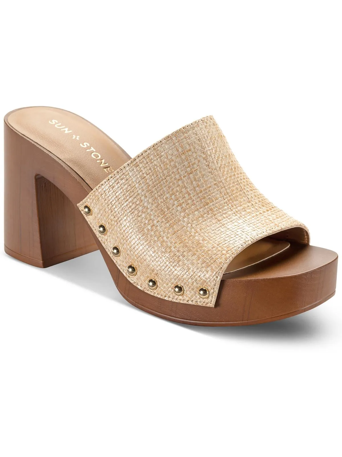 TWIGGYY Womens Open toe Retro Block Heel