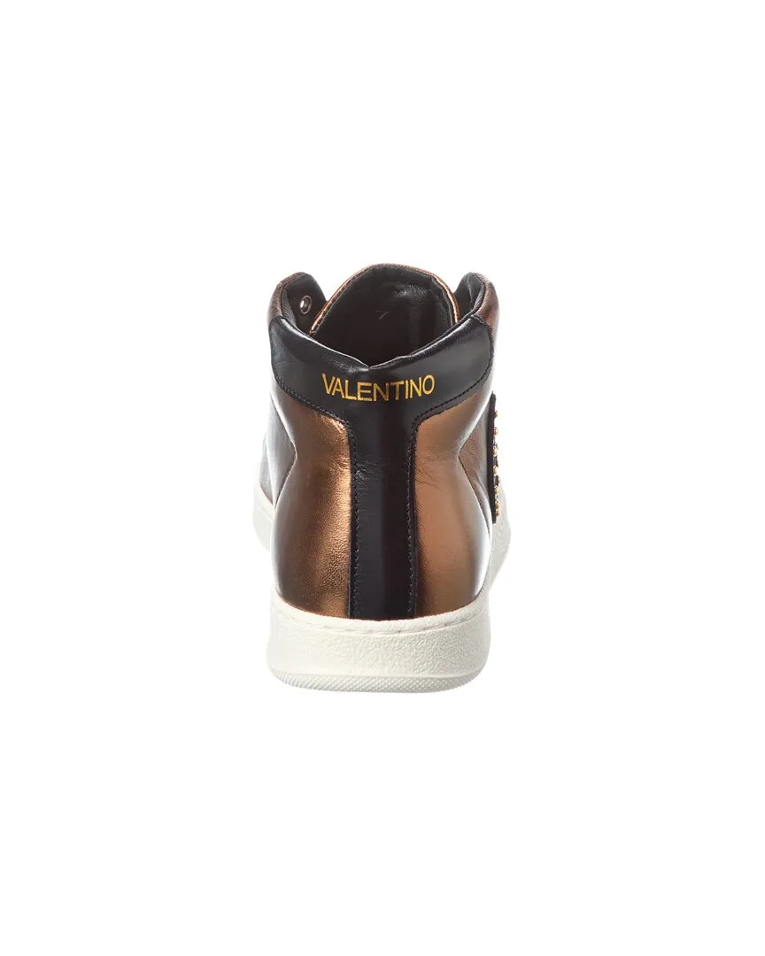 Valentino by Mario Valentino Gaia Leather High-Top Sneaker
