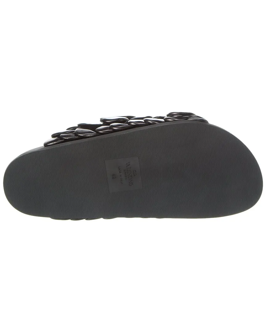 Valentino Leather Slide