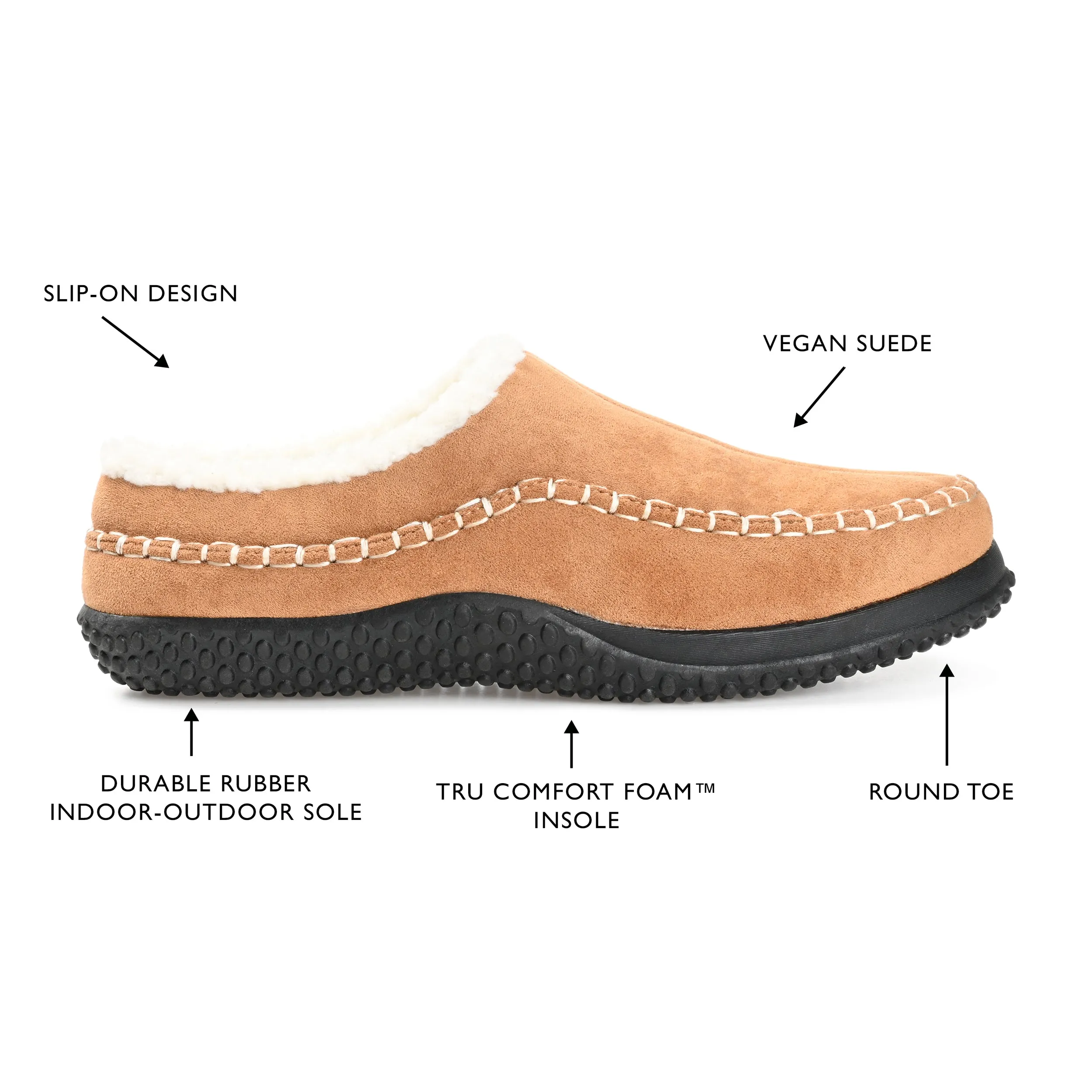 Vance Co. Godwin Moccasin Clog Slipper