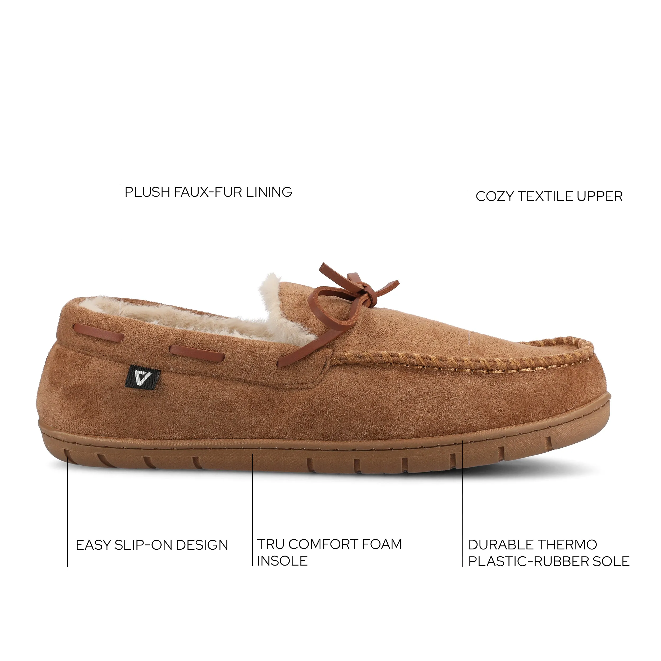 Vance Mens Hayden Shearling Slipper