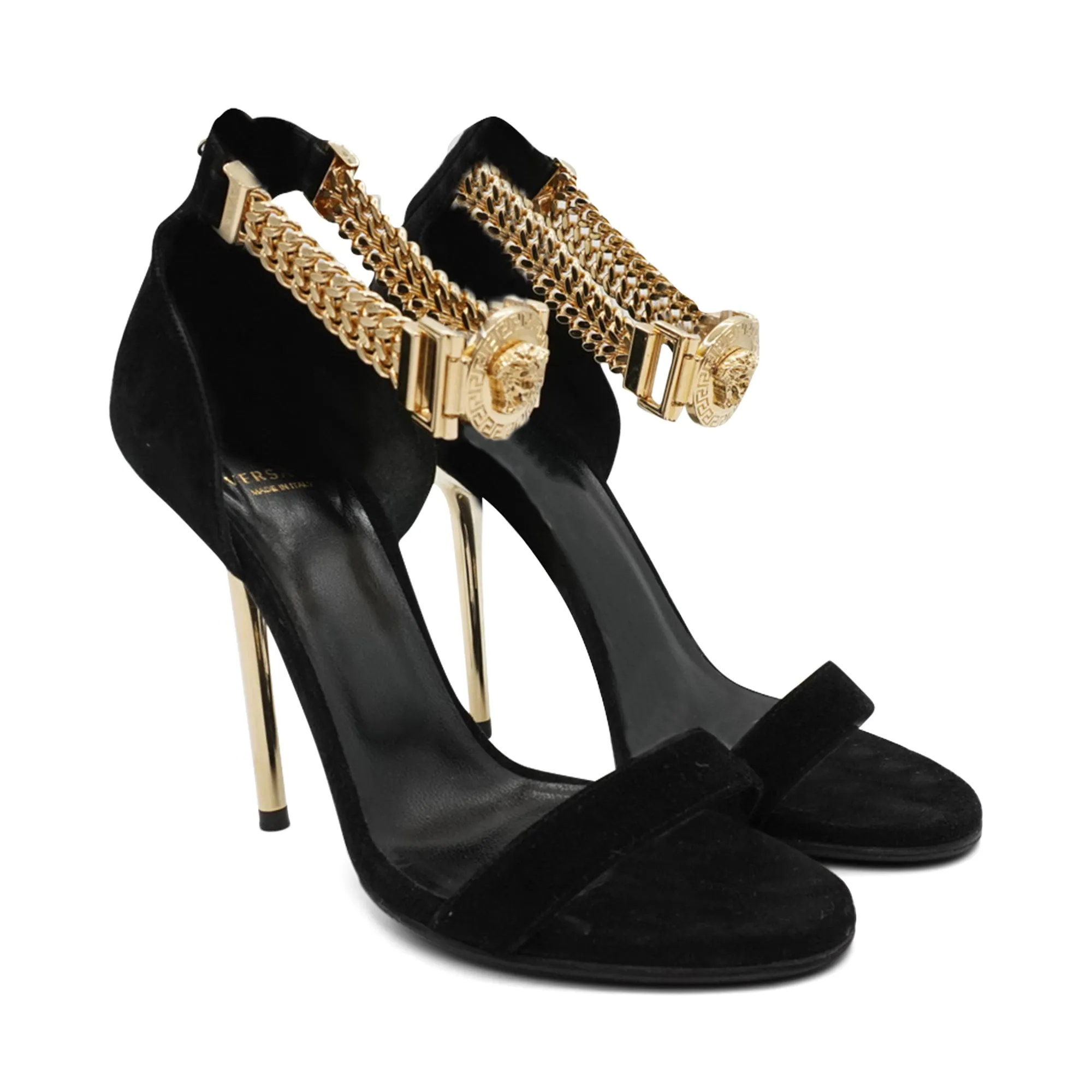 Versace 'Medusa Chain' Sandals - Women's 36