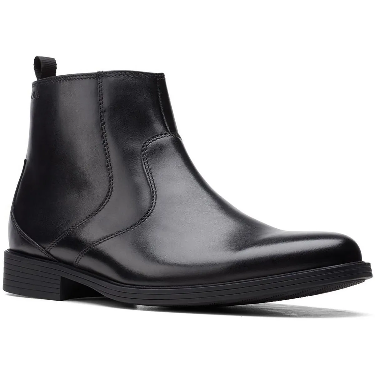 Whiddon Mens Leather Ankle Cowboy, Western Boots