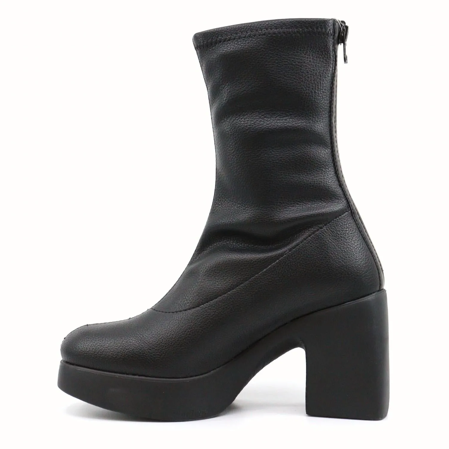 Women Camelus Stretch Boot In Black