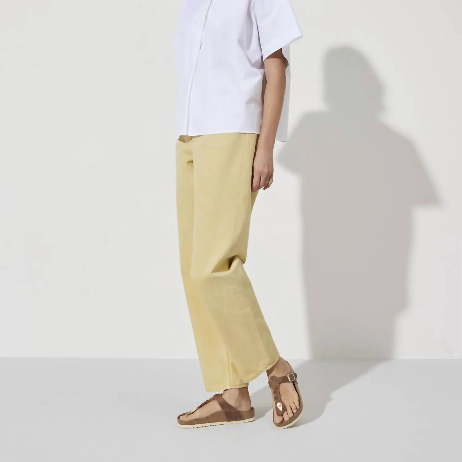 Women Gizeh Braid Sandal In Cognac