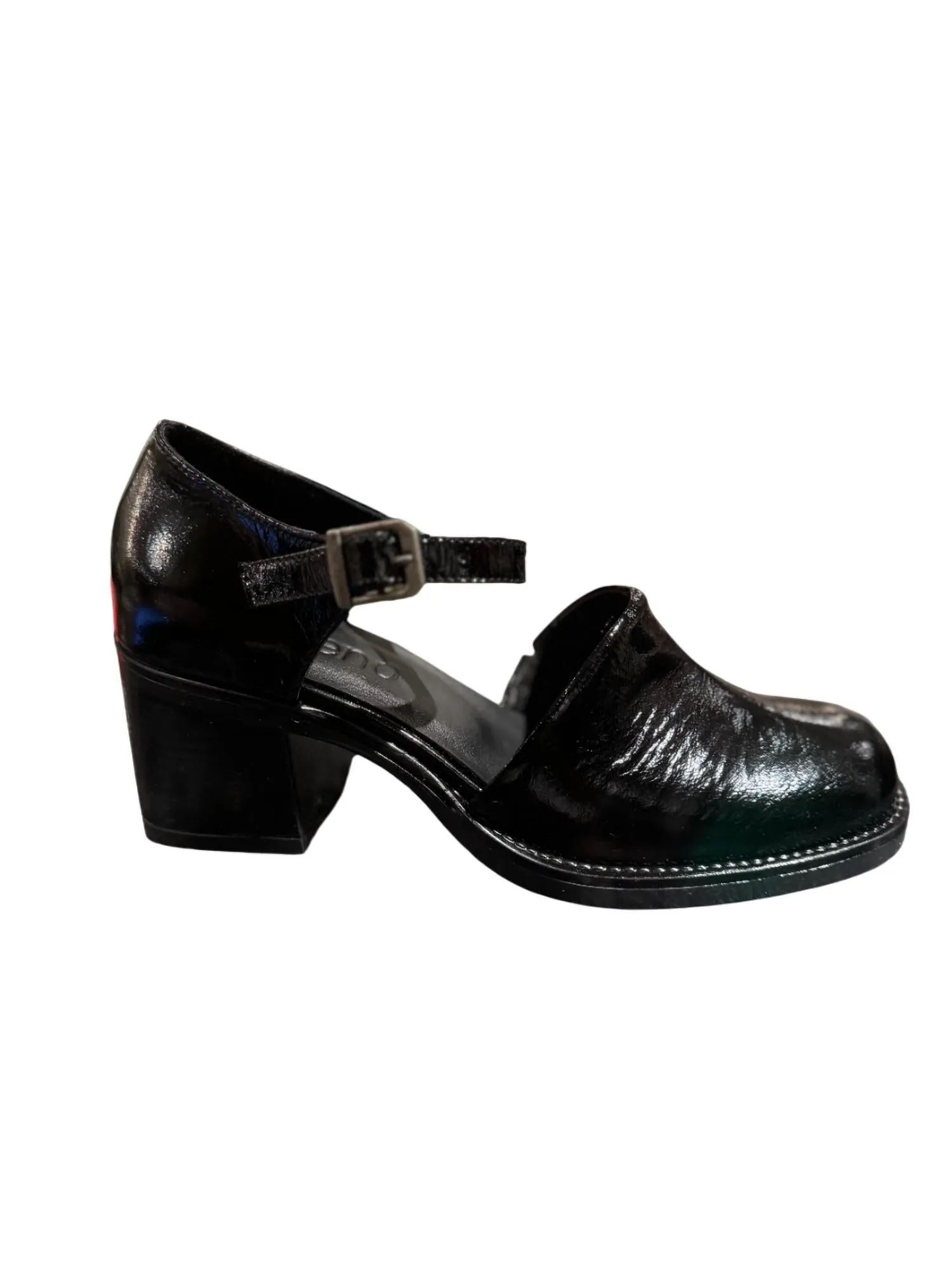 Women Rita Heel Sandal In Black Pat