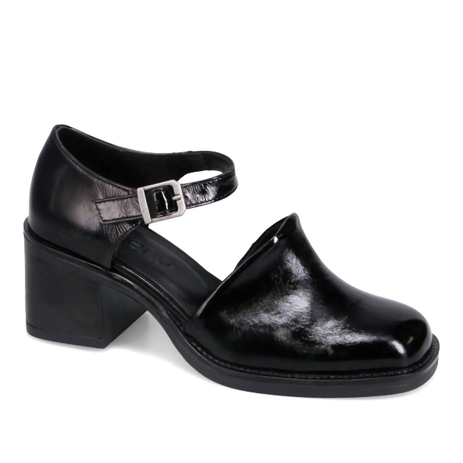 Women Rita Heel Sandal In Black Pat