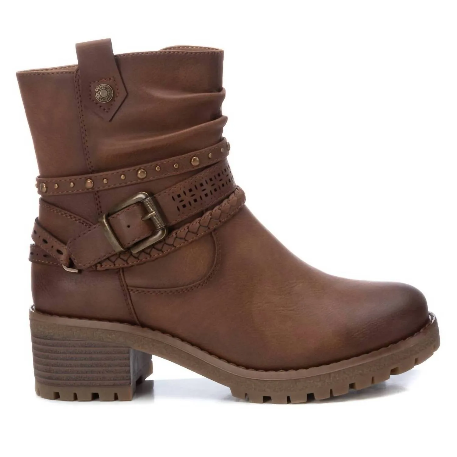 Women's Ankle Booties In Camel