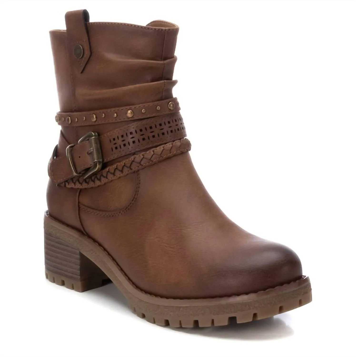 Women's Ankle Booties In Camel