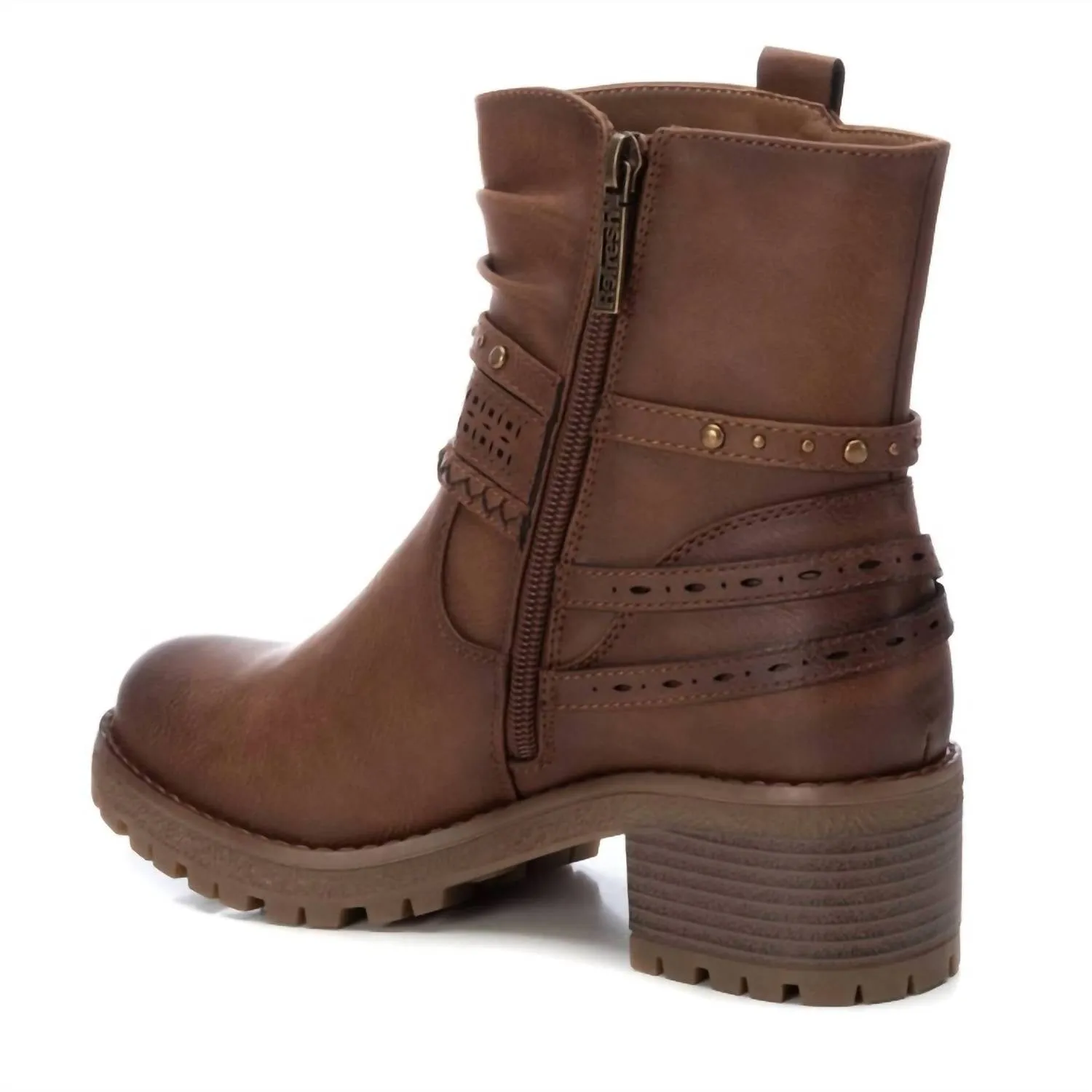 Women's Ankle Booties In Camel