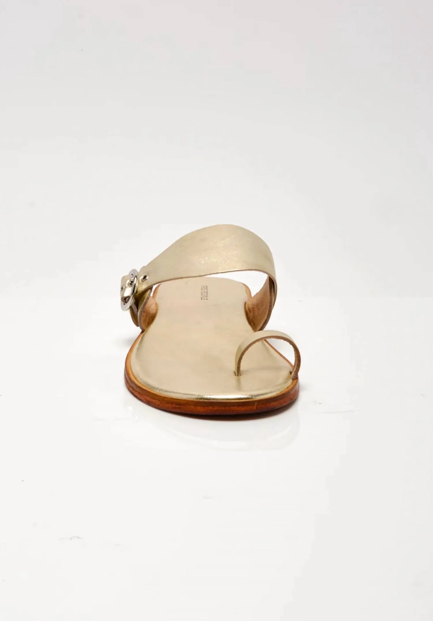 Women's Barcelona Slip On Sandal In Gold Metallic
