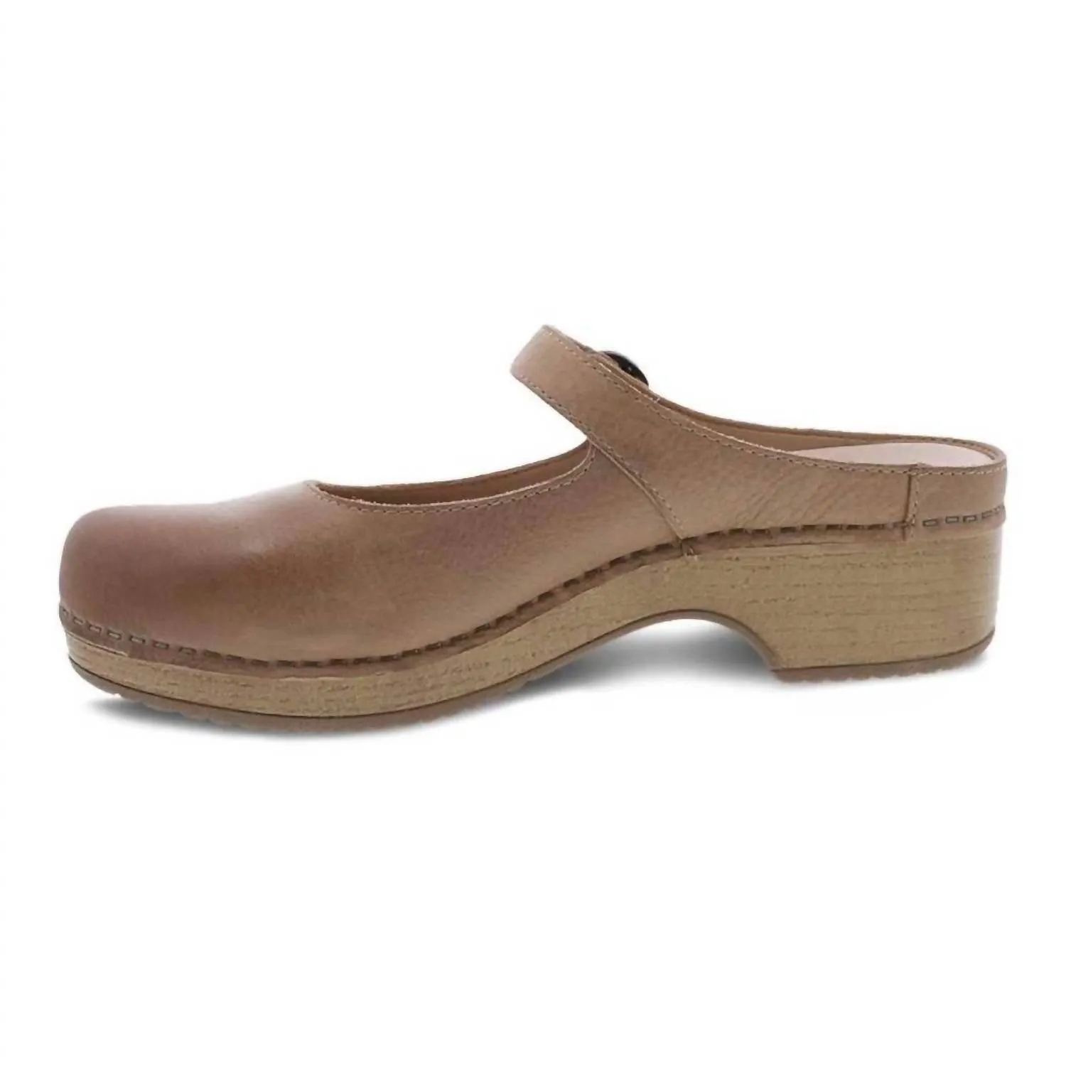 Women's Bria Mary Jane Clog In Tan