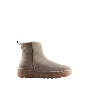Women's Broom Winter Boot In Stone Suede