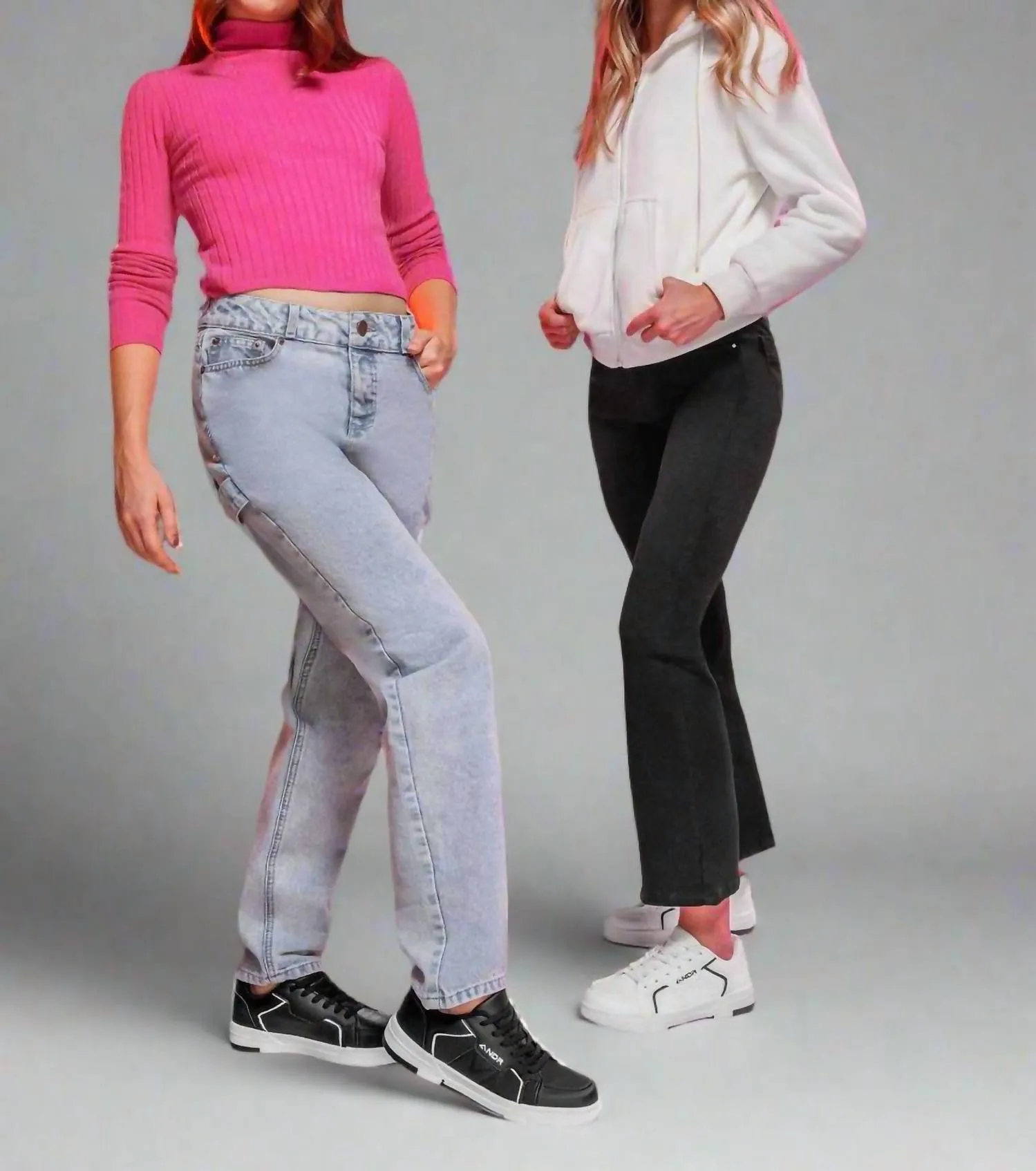 Women's Casual Athletic Sneakers In Black