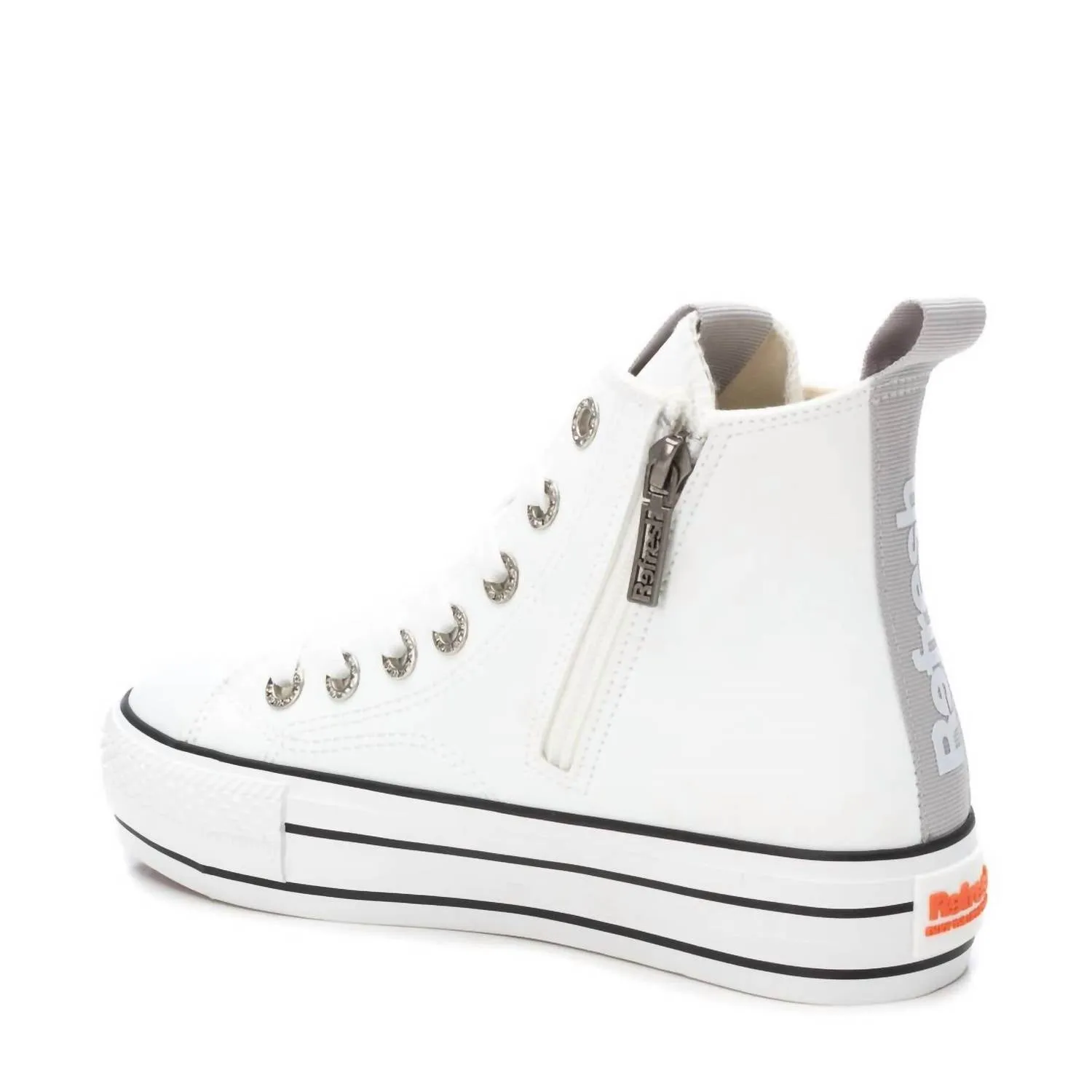 Women's Casual High Top Sneakers In White