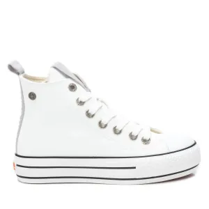Women's Casual High Top Sneakers In White