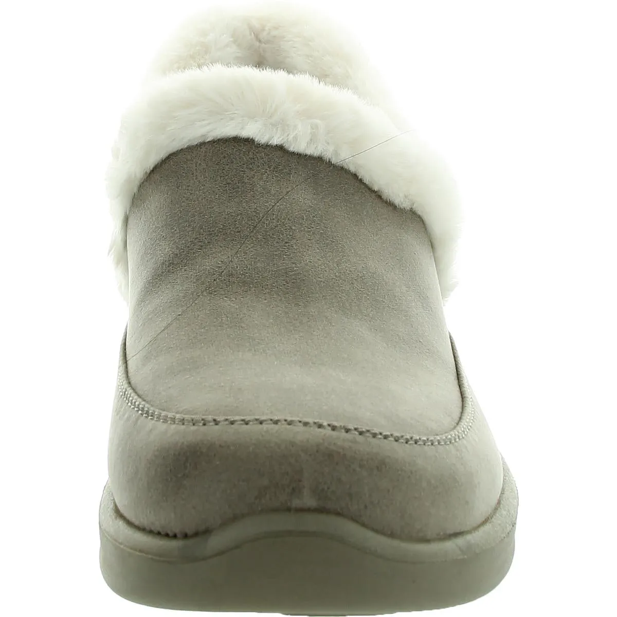 Womens Faux Fur Lined Bootie Slippers