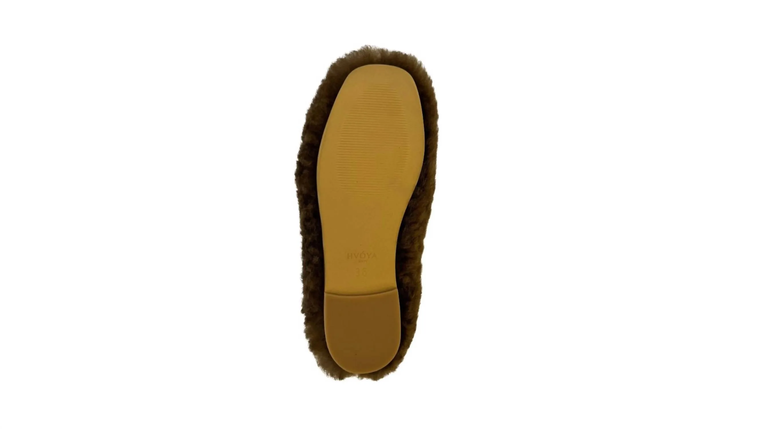 Women's Fur-Fur Ballerinas Slipper In Brown