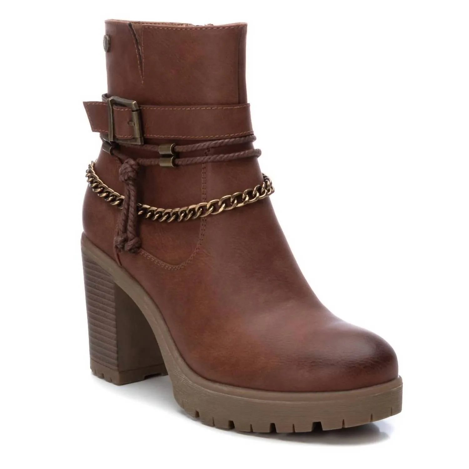 Women's Heeled Booties In Brown