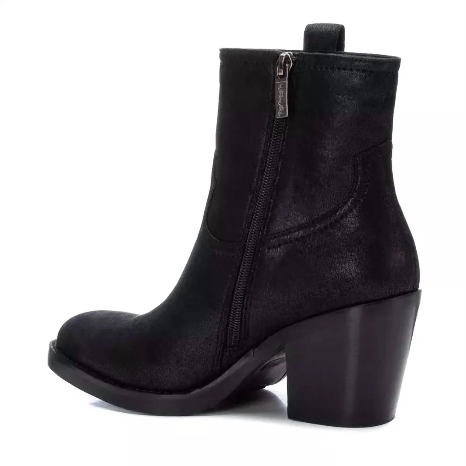 Women's Italian Western Booties In Black