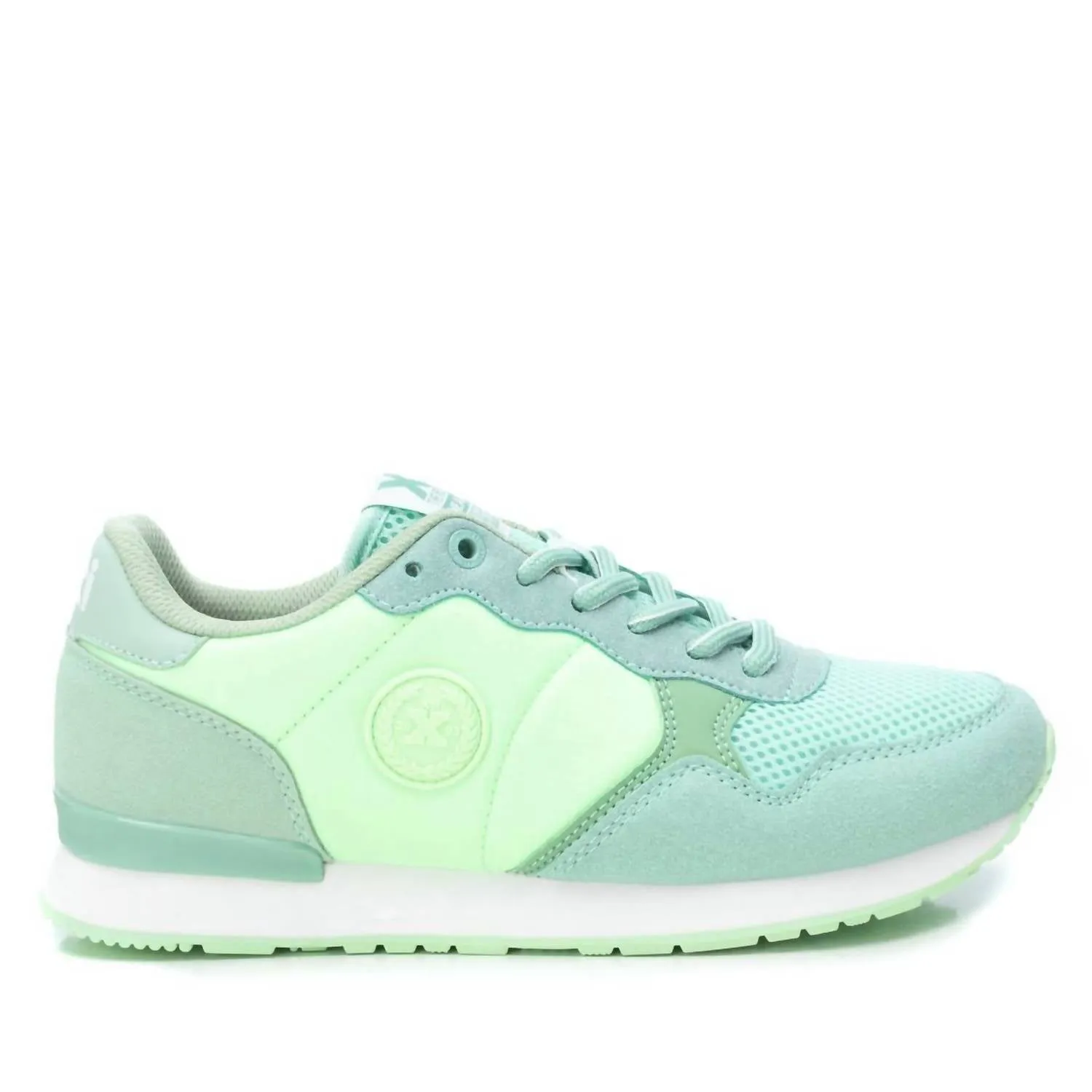 Women's Lace-Up Sneakers In Turquoise/aqua