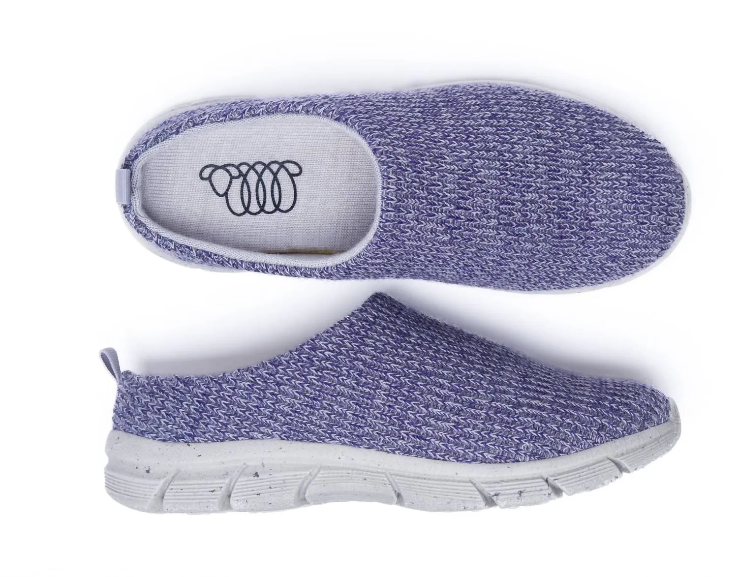 Women's Mudgee All Terrain Slipper In Blue Multi Merino Wool