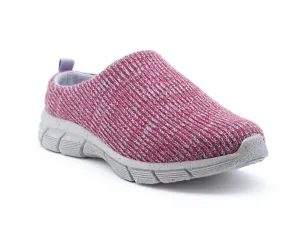 Women's Mudgee All Terrain Slipper In Red Multi Merino Wool