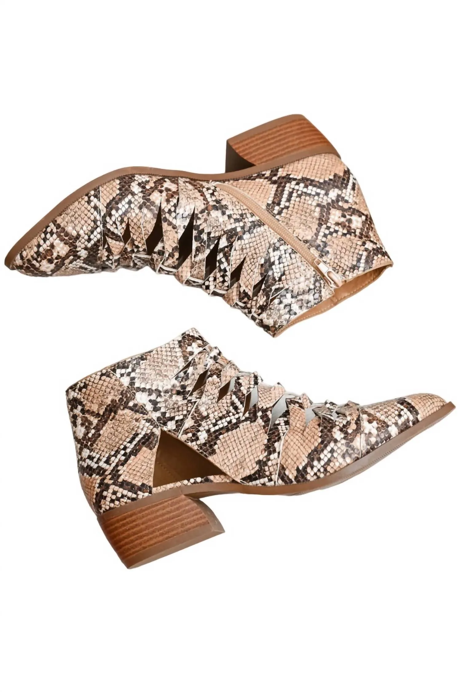 Women's Sadie Ankle Boots In Snakeskin