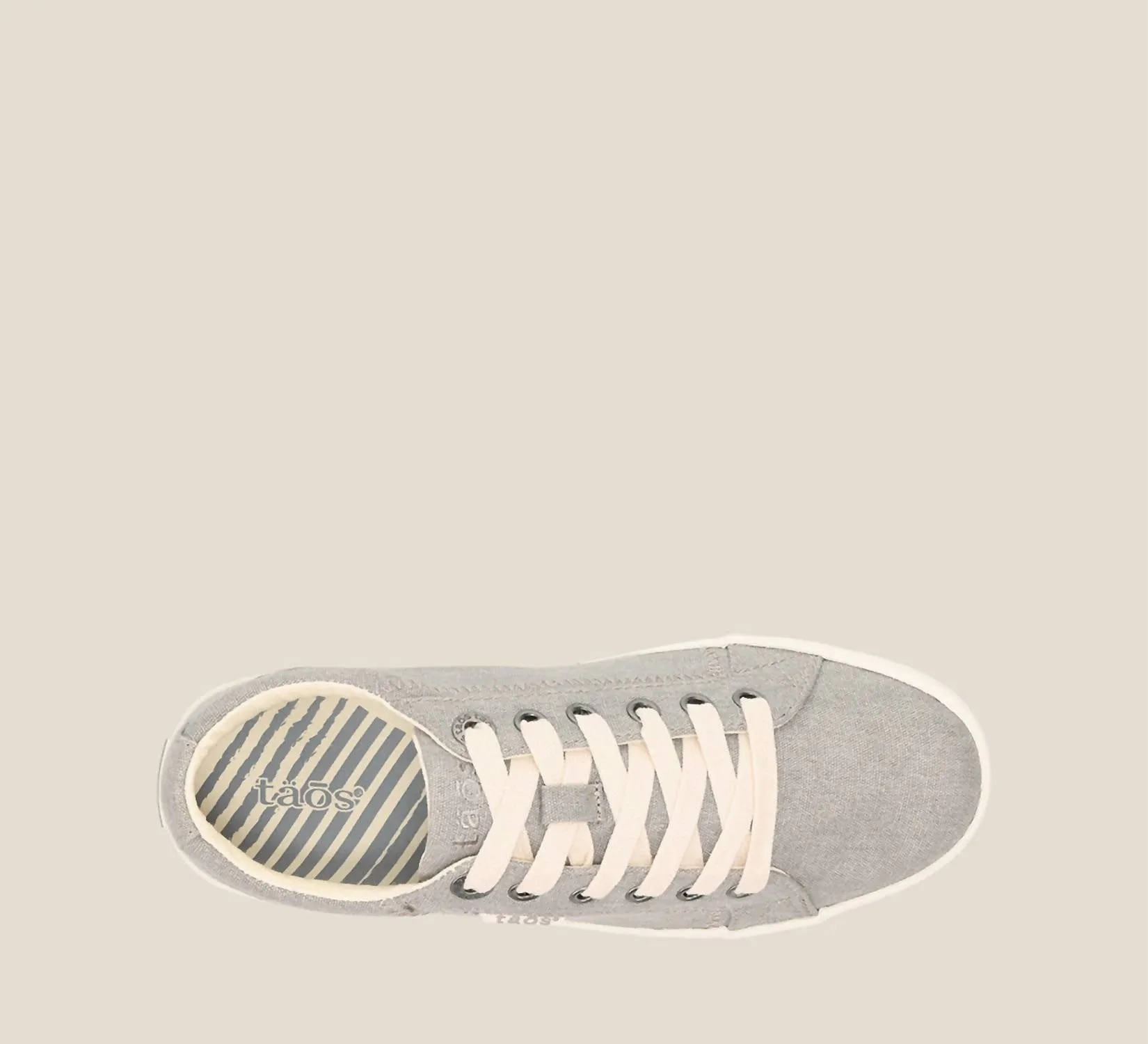 Women's Star Sneakers Wide Width In Grey Wash Canvas