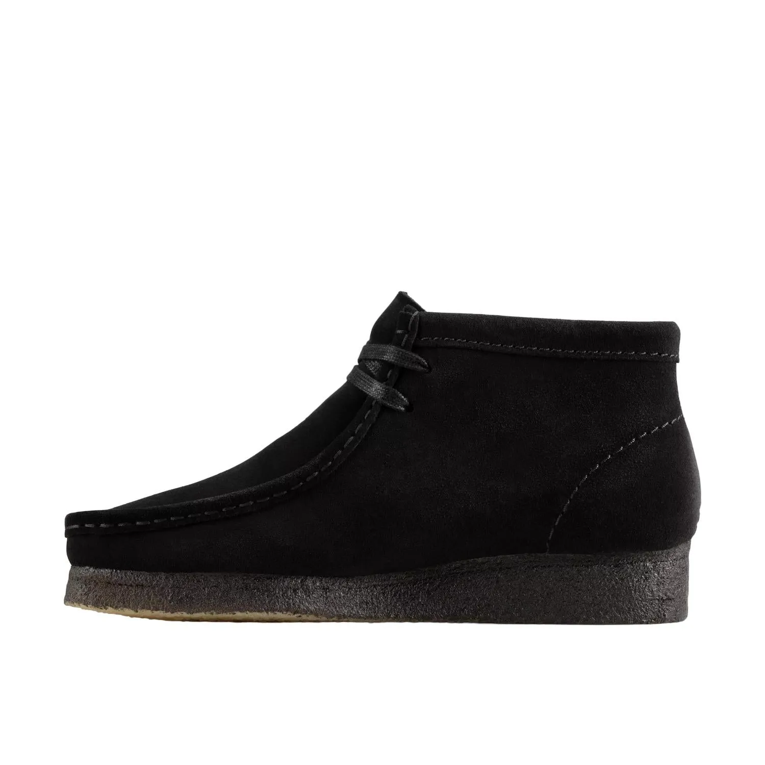 Women's Wallbee Boot In Black Suede