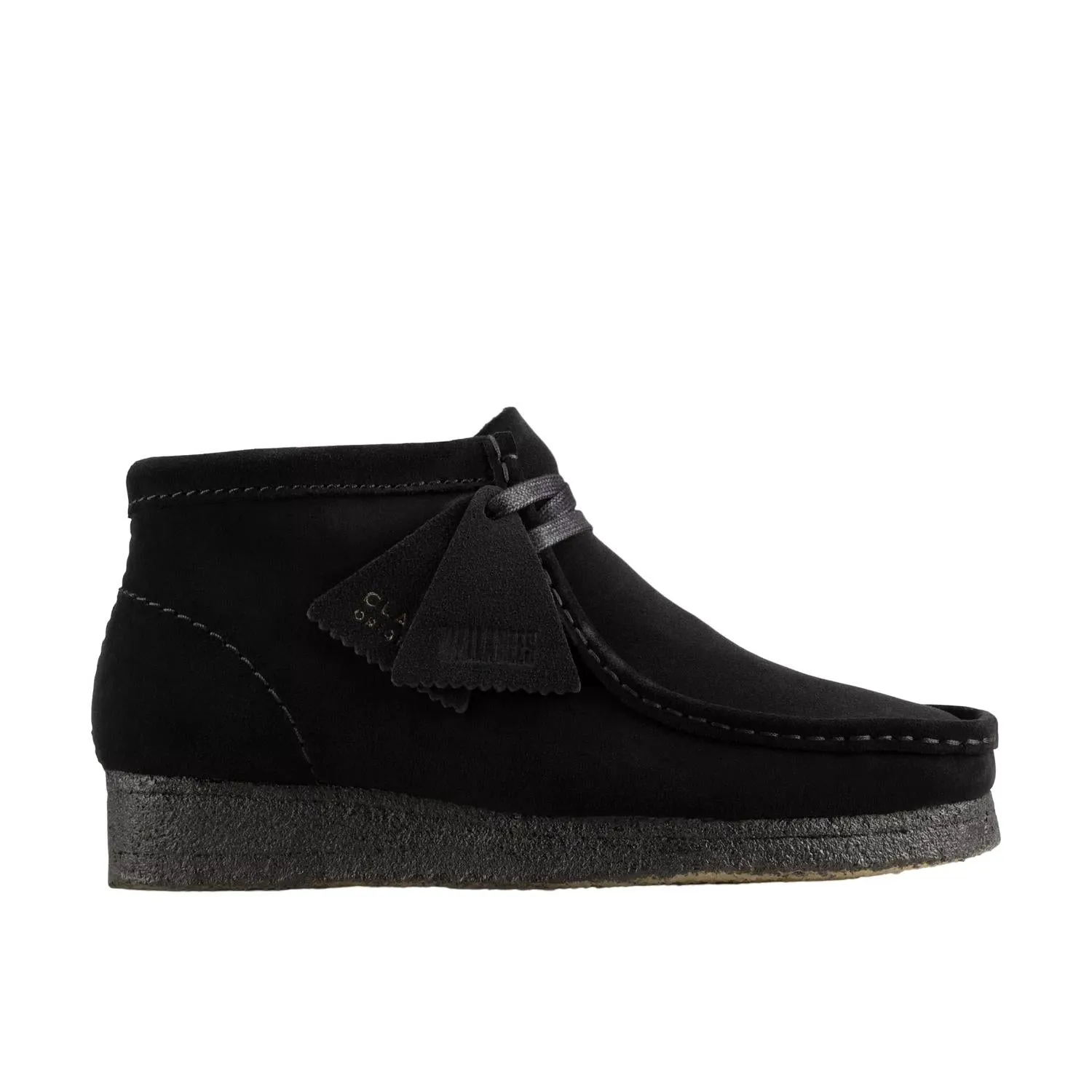 Women's Wallbee Boot In Black Suede