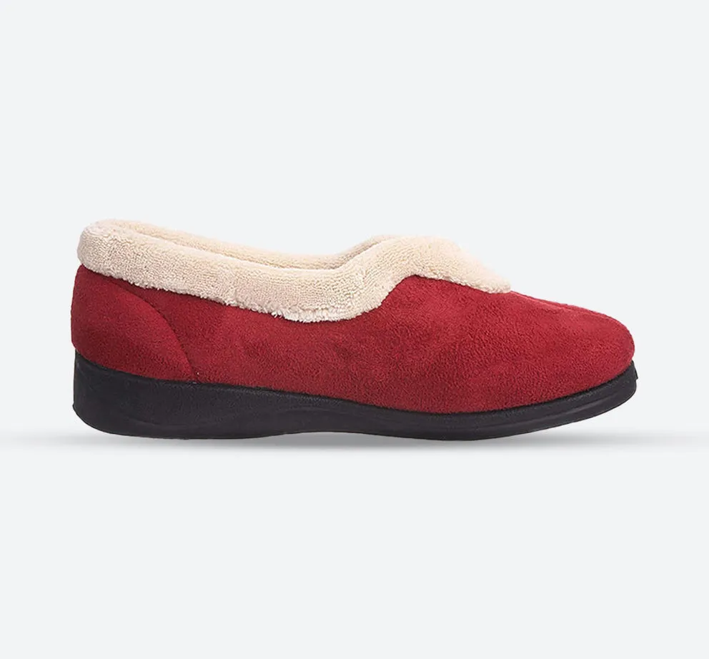 Womens Wide Fit Padders Carmen Slippers