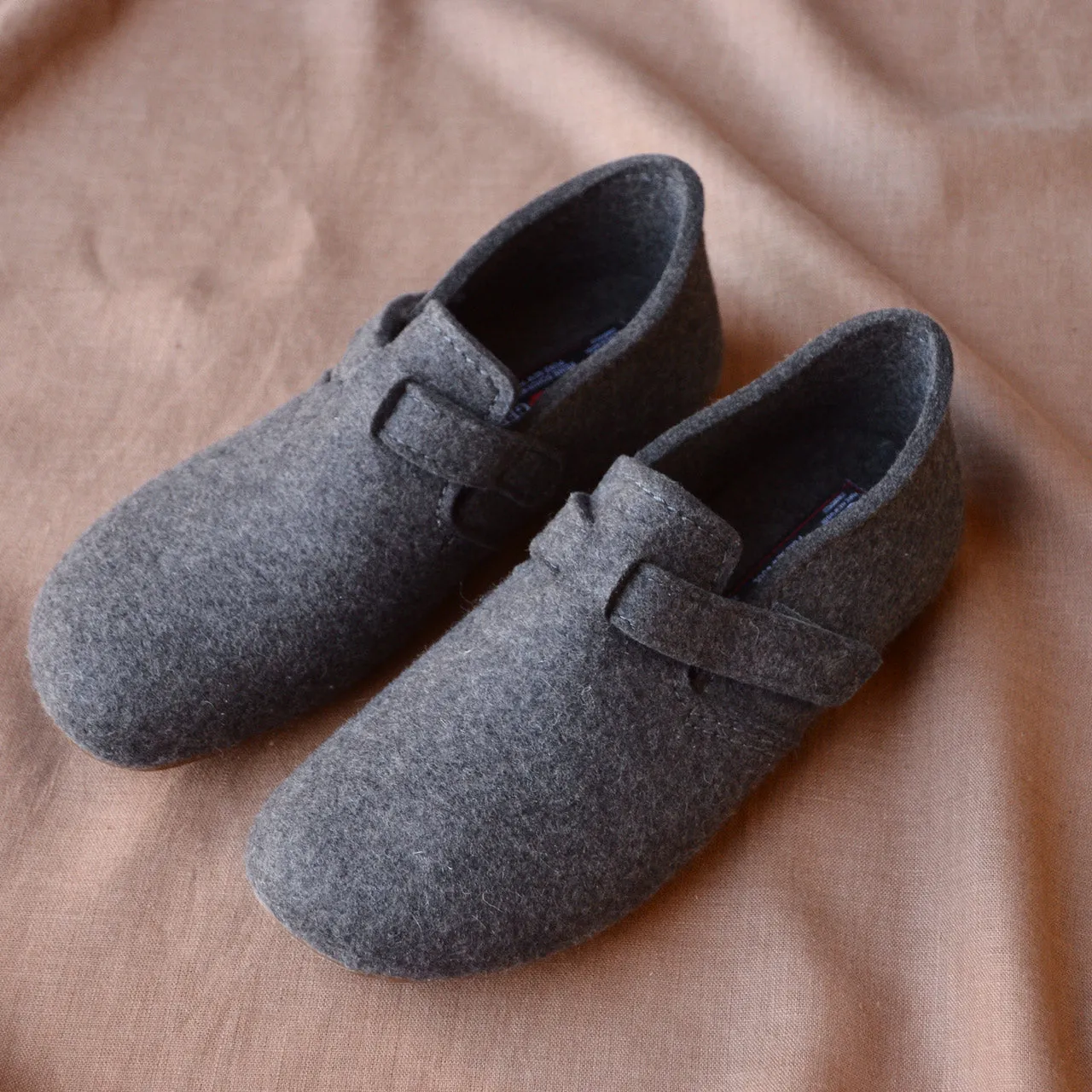 Wool Felt House Shoes - Everest Focus - Anthracite (Adults 36-42) *Pre-order