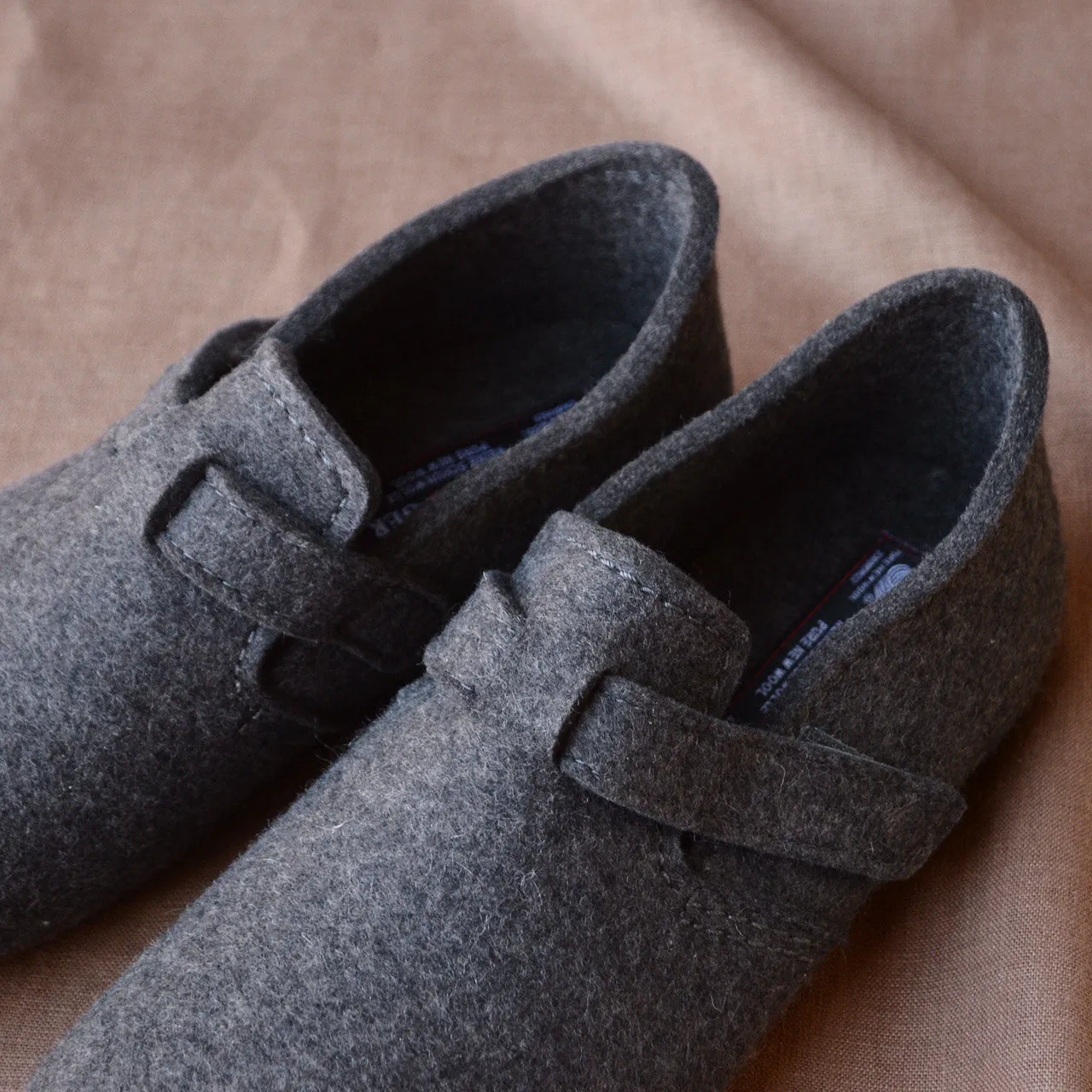 Wool Felt House Shoes - Everest Focus - Anthracite (Adults 36-42) *Pre-order
